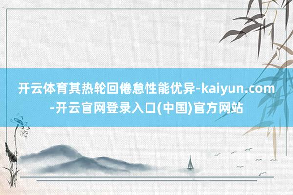 开云体育其热轮回倦怠性能优异-kaiyun.com-开云官网登录入口(中国)官方网站