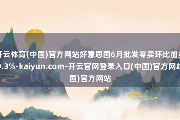 开云体育(中国)官方网站好意思国6月批发零卖环比加多0.3%-kaiyun.com-开云官网登录入口(中国)官方网站
