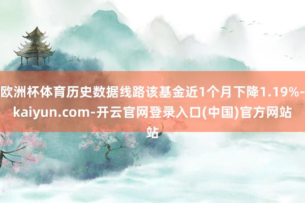 欧洲杯体育历史数据线路该基金近1个月下降1.19%-kaiyun.com-开云官网登录入口(中国)官方网站